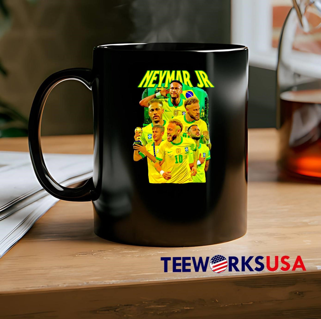 Neymar Jr Tribute Collage Brazilian Soccer T-Shirt