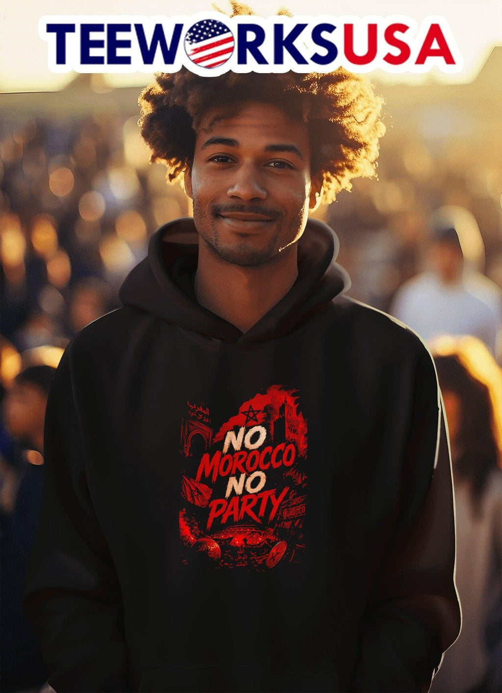 No Morocco No Party Morocco Soccer Fan Shirt