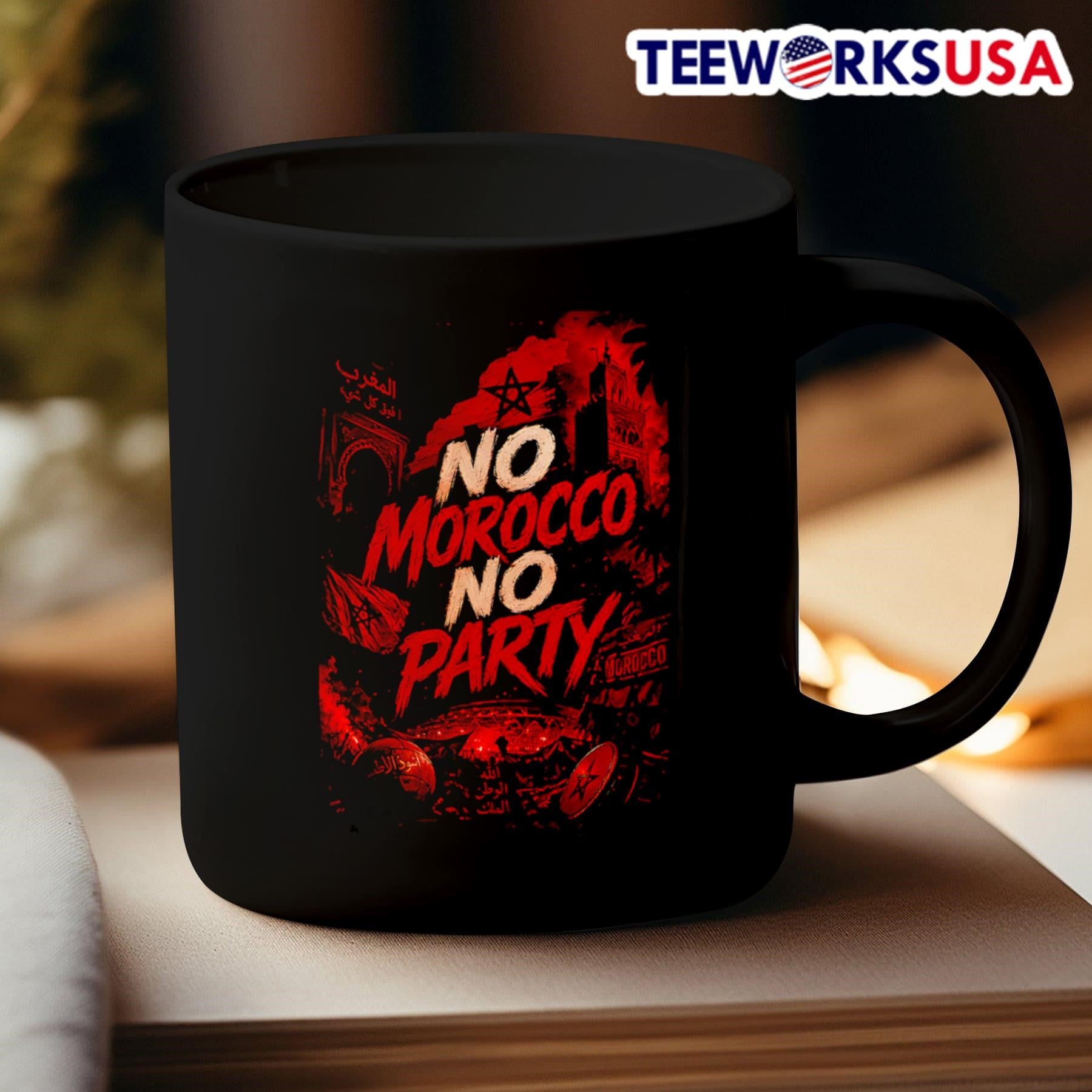 No Morocco No Party Morocco Soccer Fan Shirt