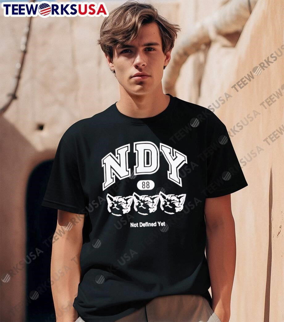 Not Defined Yet NDY 88 Three Cats Graphic Apparel T-Shirt