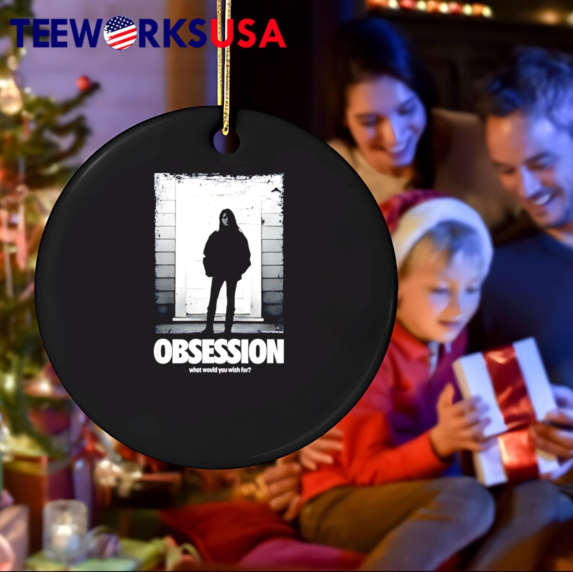 Obsession What Would You Wish For Silhouette Standing In Doorway T-Shirt