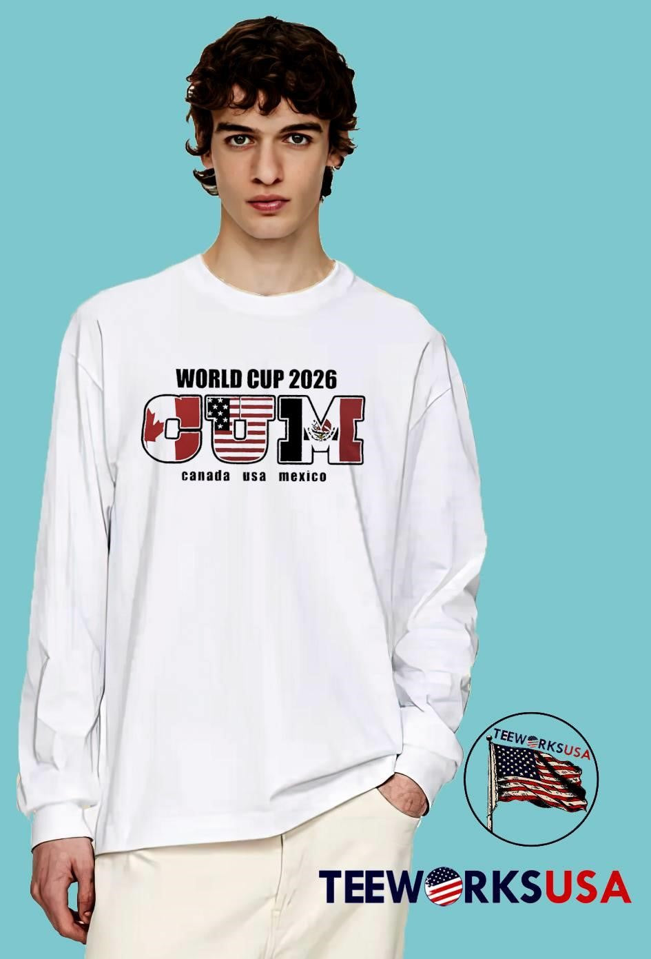 2026 World Cup Apparel Canada USA Mexico Acronym T-Shirt