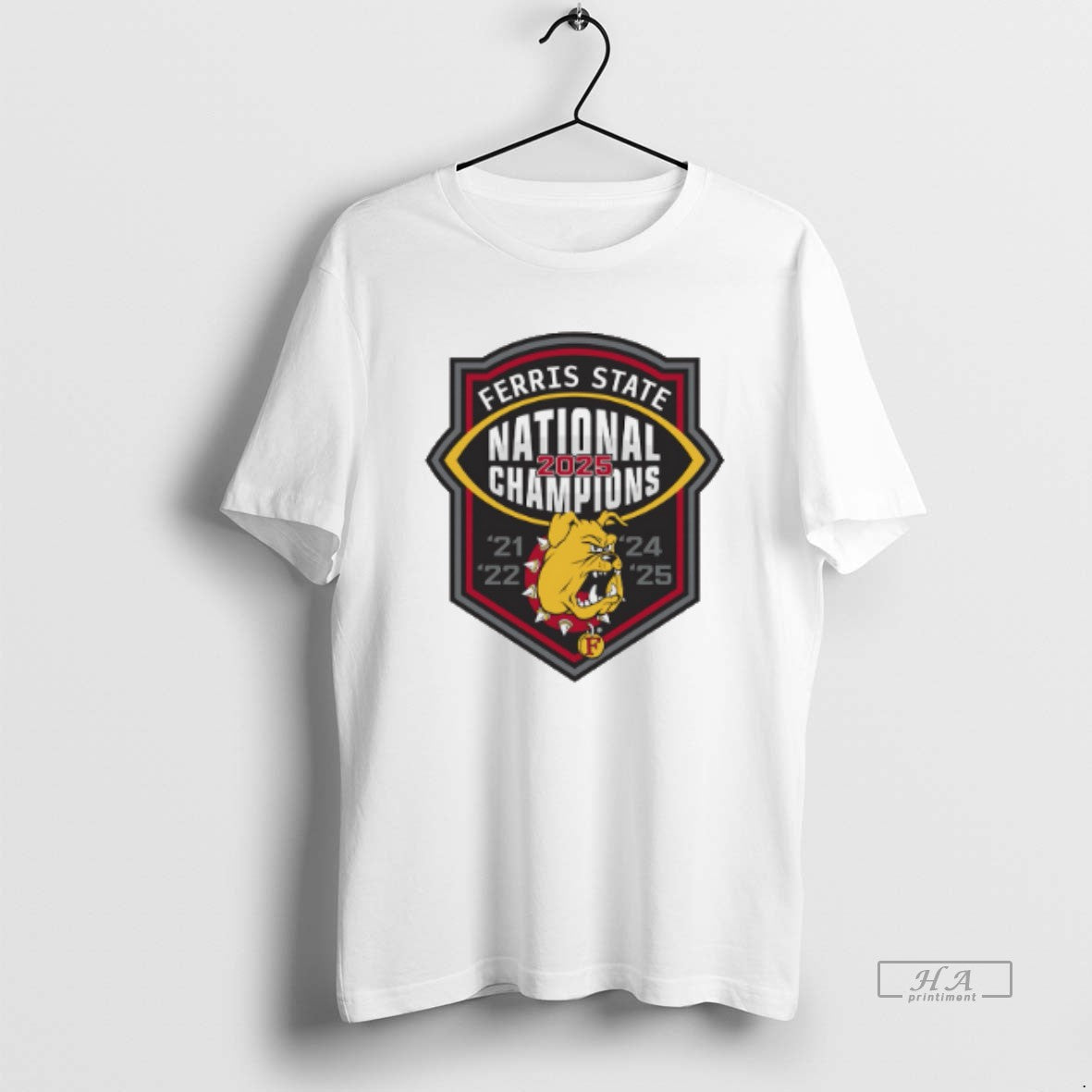 Official Ferris State 2025 Football National Champions 21 22 24 25