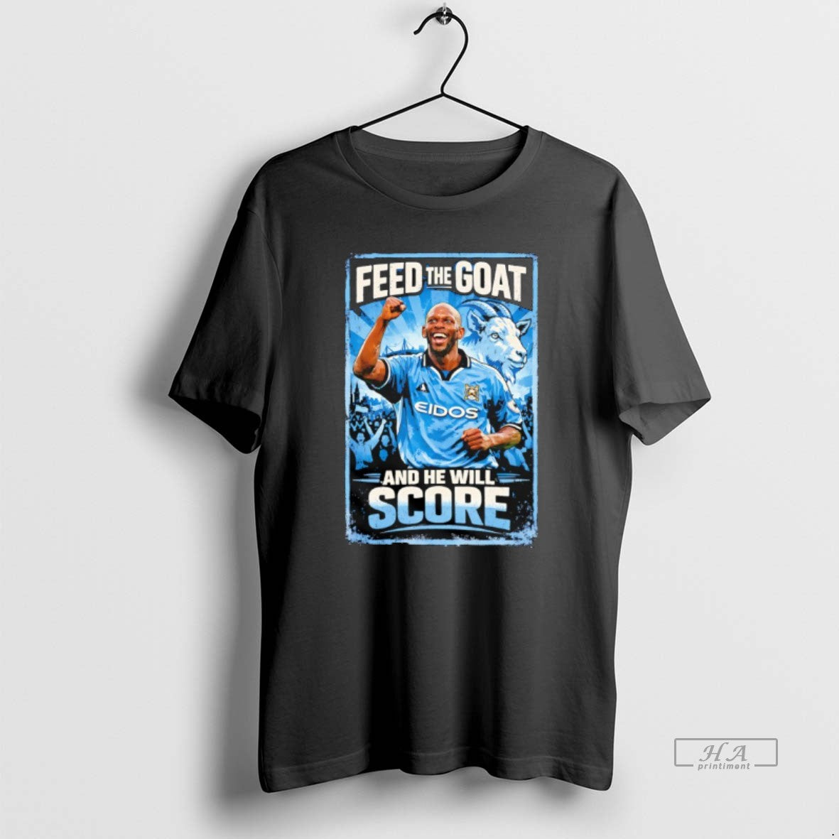 Official Shaun Goater Former Manchester City Feed The Goat And He Will Score