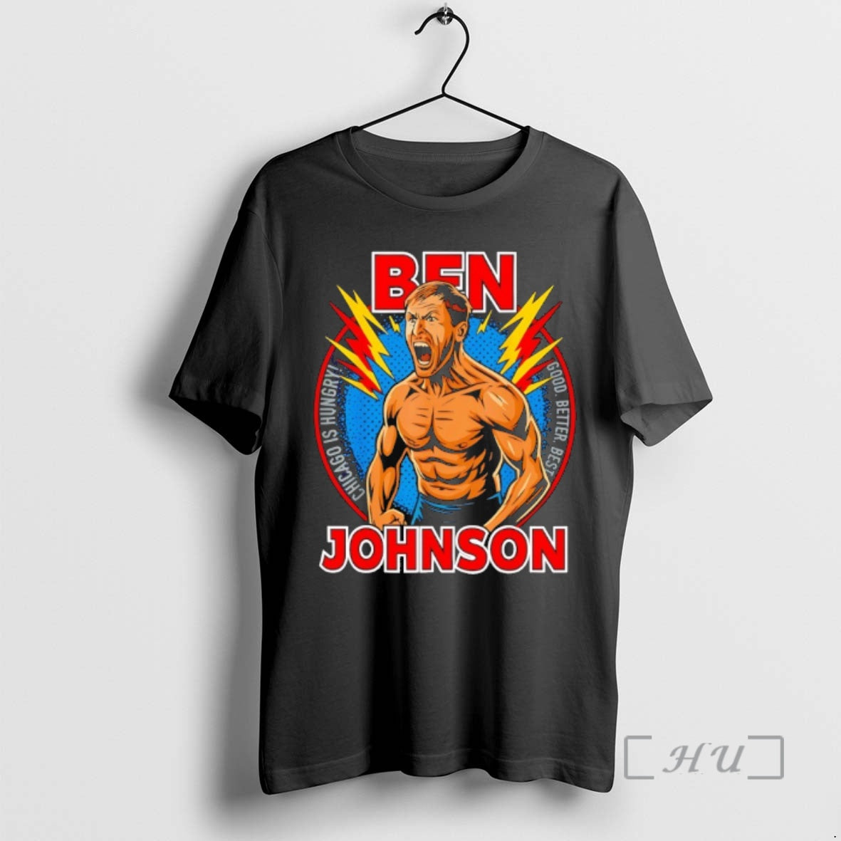 Officials Ben Johnson Shirtless Muscles Graphic