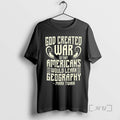 Officials God Created War So That Americans Would Learn Geography Quote Mark Twain Meme Premium