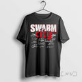 Officials Houston Football Swarm City Signatures Premium T Shirts Sweater Hoodie 1