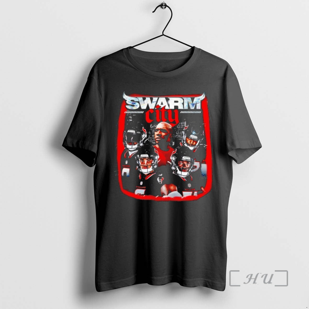 Officials Houston Texans Playoffs Football Swarm City Graphic
