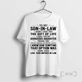 Officials To My Son In Law I Didnt Give You The Gift Of Life