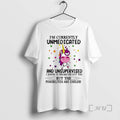 Officials Unicorn Im Currently Unmedicated And Unsupervised I Know It Freaks Me Out Too Premium