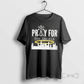 Officials Womens Pray For La California Print Casual