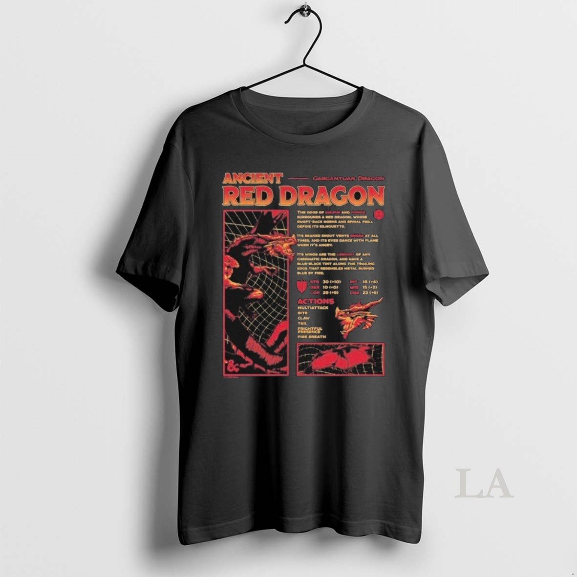 Original Dungeons Dragons Ancient Red Dragon Stats