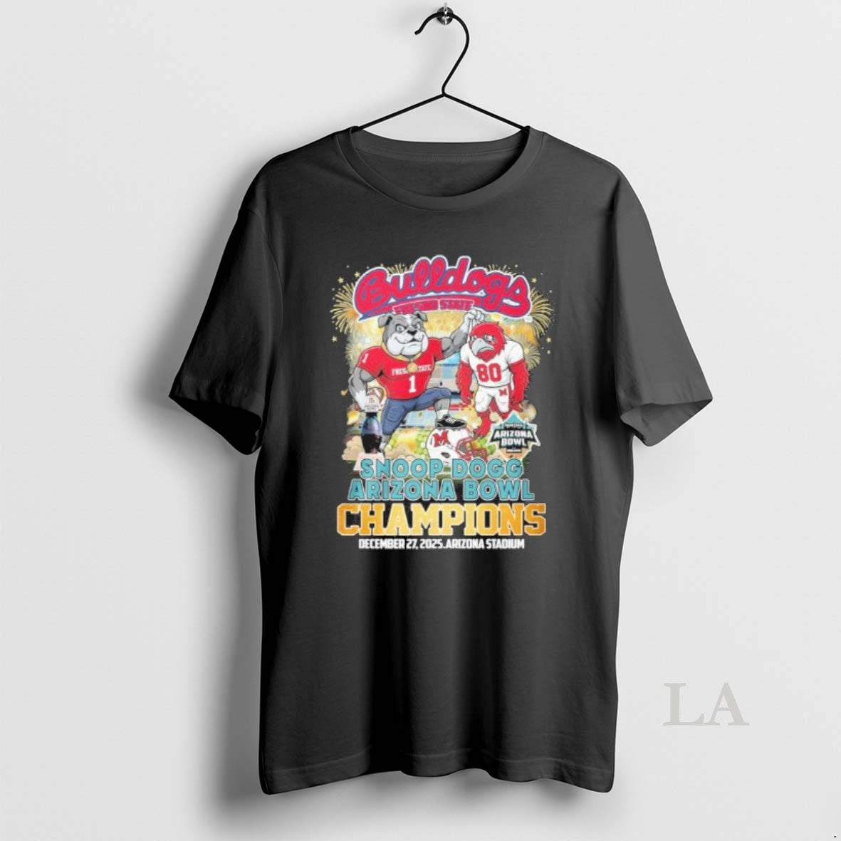 Original Fresno State Bulldogs Mascot Arizona Bowl Champions
