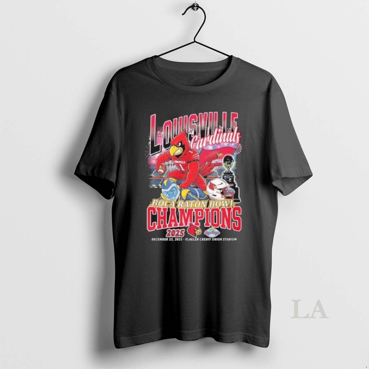 Original Louisville Cardinals Mascot 2025 Boca Raton Bowl Champions