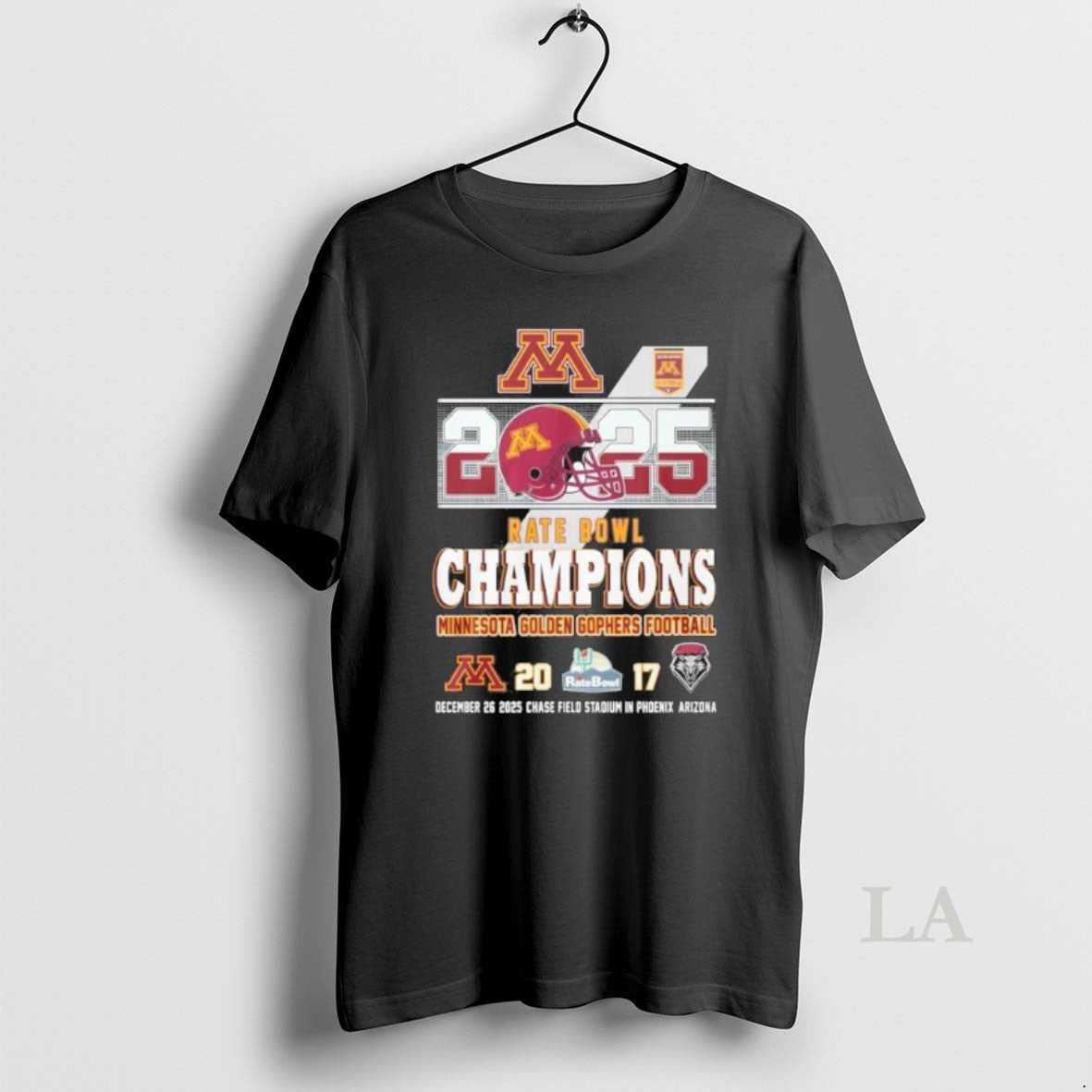 Original Minnesota Golden Gophers 2025 Rate Bowl Champions Score