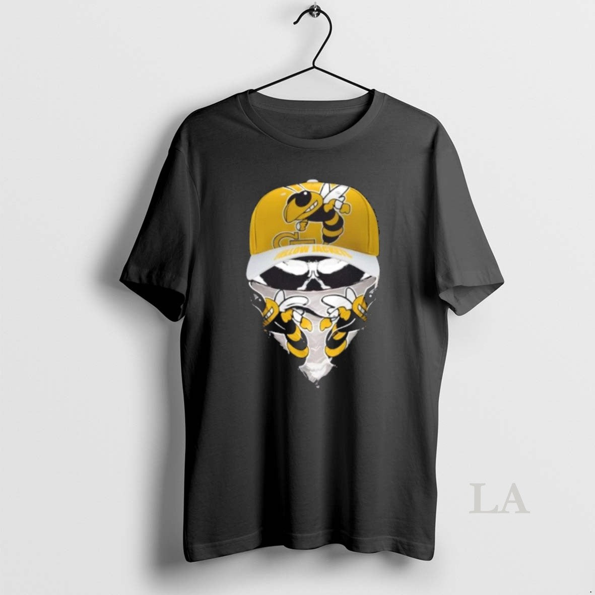 Original Outlaw Skull Gang Wearing A Cap X Georgia Tech Yellow Jackets