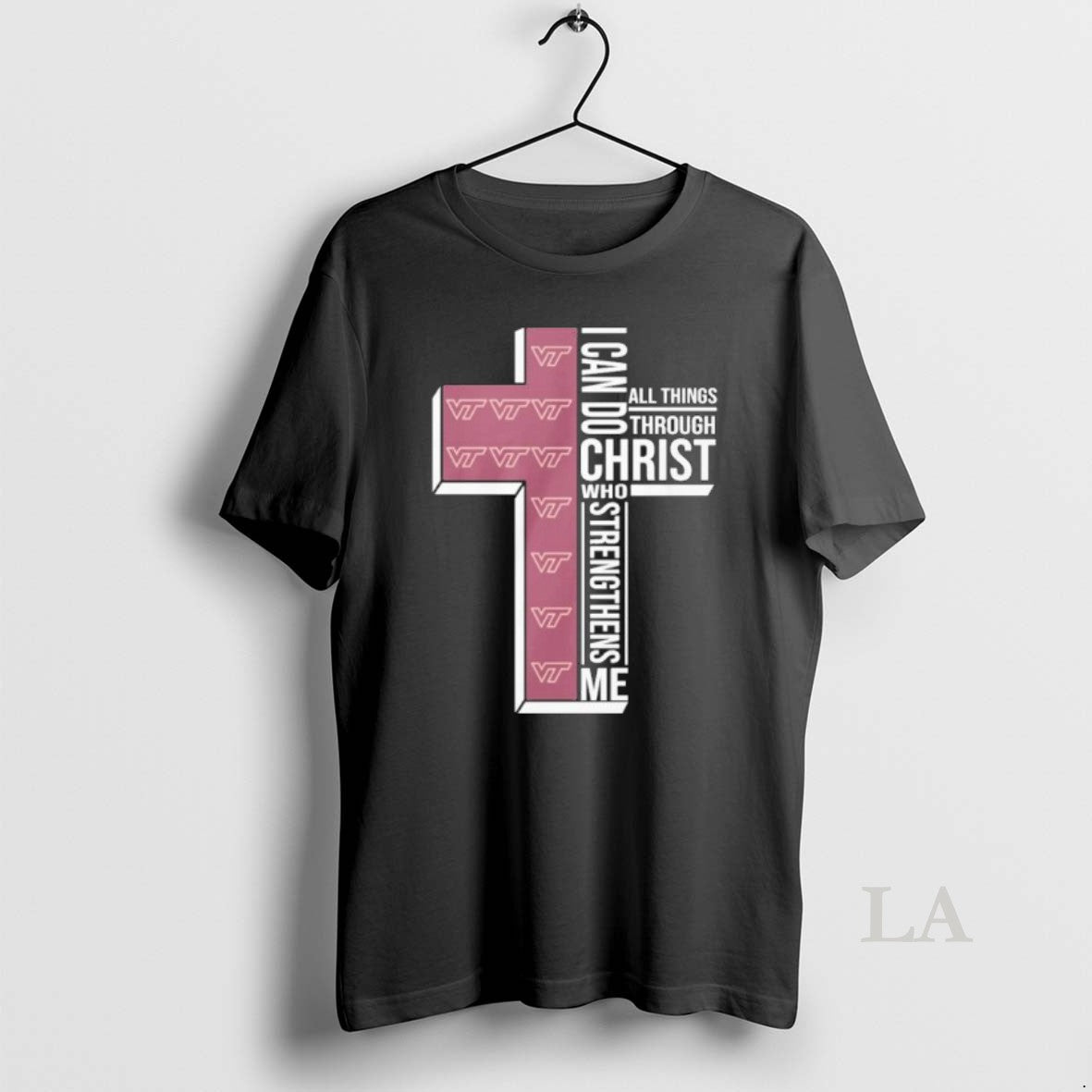 Original Virginia Tech Basketball I Can Do All Things Through Christ Who Strengthens Me
