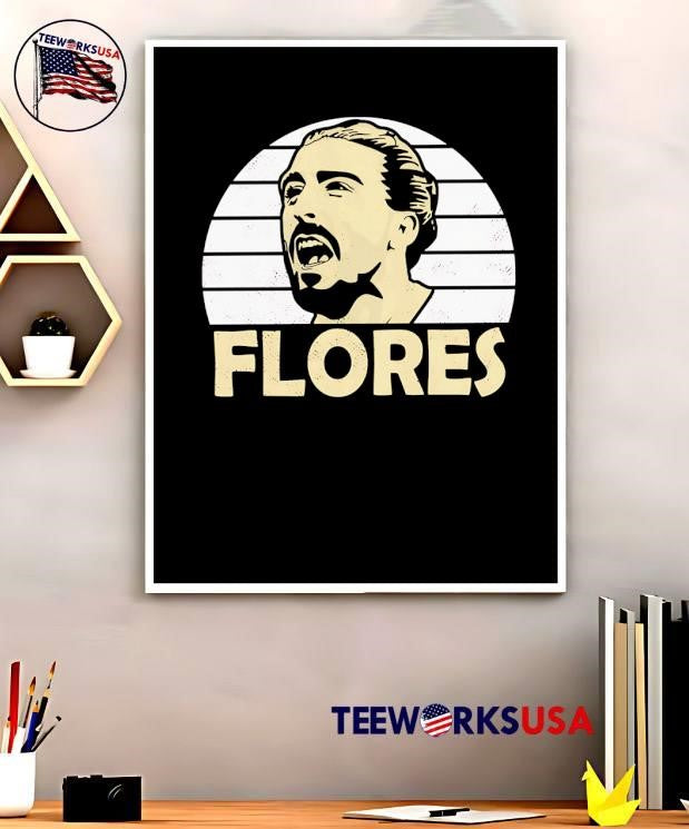 Retro Style Flores Portrait T-Shirt