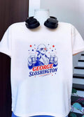 Party Patriot George Sloshington Drinking Beer T-Shirt