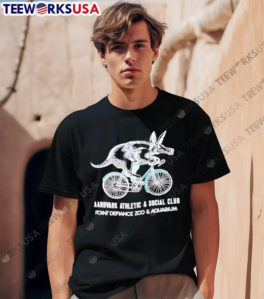 Point Defiance Zoo & Aquarium Aardvark Athletic & Social Club Cycling T-Shirt