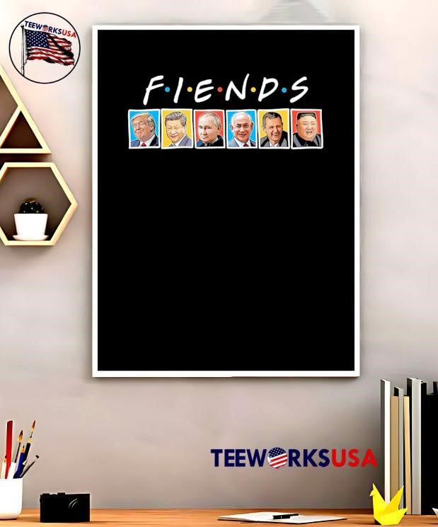 Political Satire Fiends World Leaders Parody T-Shirt