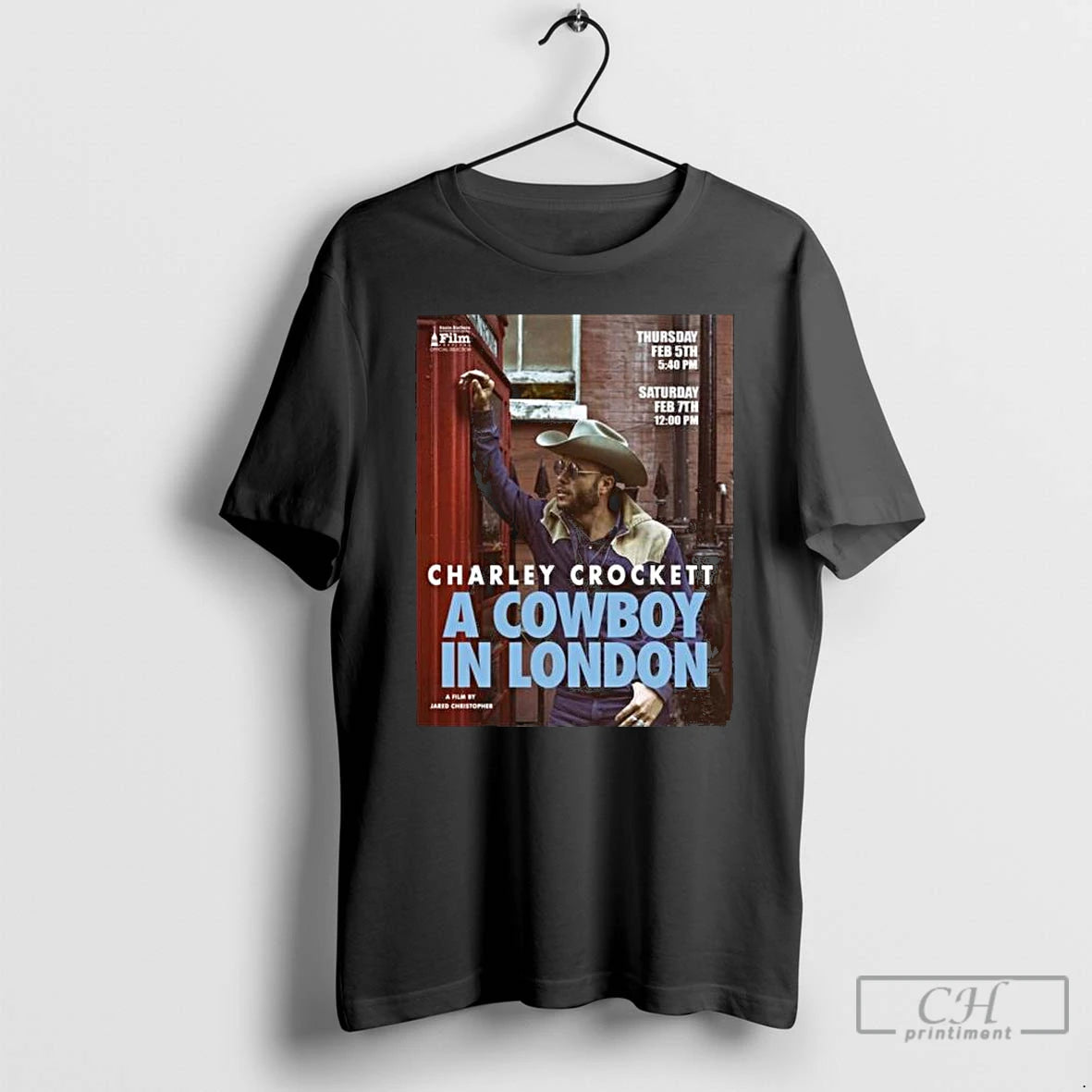 Premium Charley Crockett A Cowboy In London Documentary A Film By Jared Christopher T Shirts