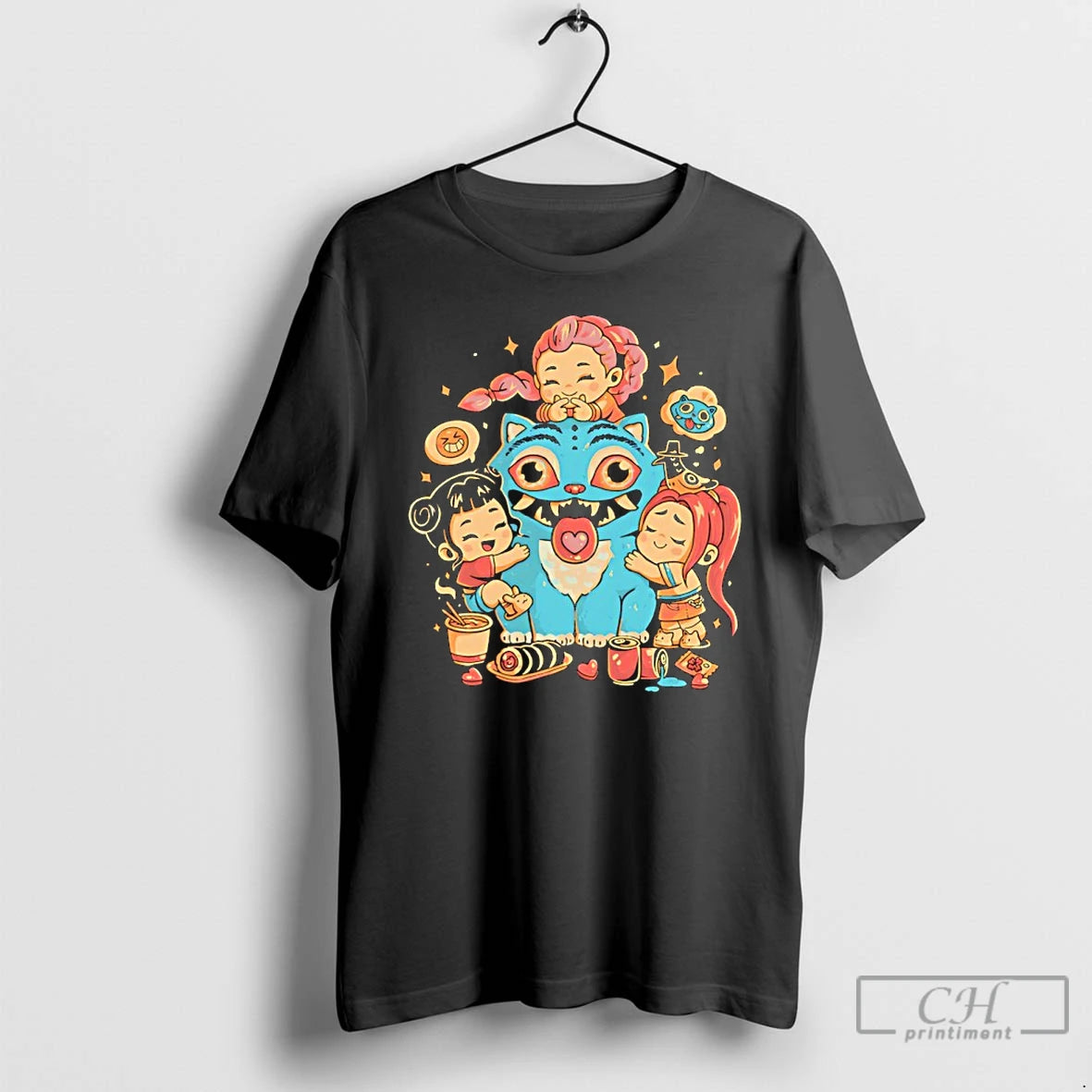 Premium Demon Huggers Kpop Demon Hunters Cartoon