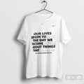 Premium Martin Luther King Jr Our Lives Begin To End The Day We Become Silent