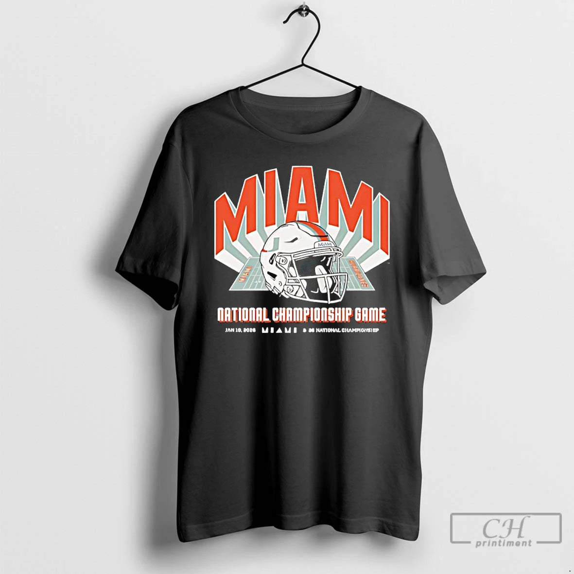 Premium Miami 2026 Cfp National Championship Game Helmet