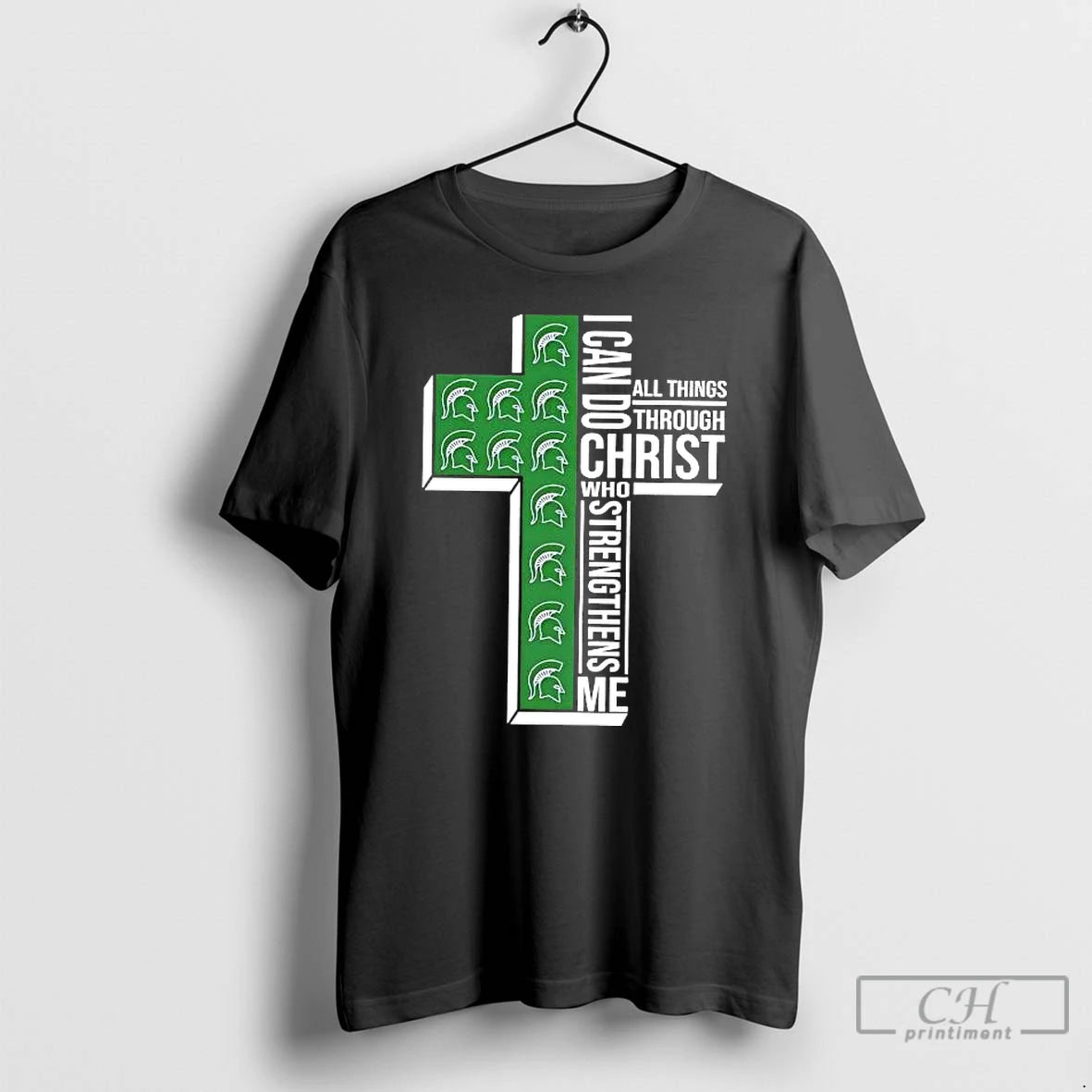 Premium Michigan State Spartans I Can Do All Things Through Christ