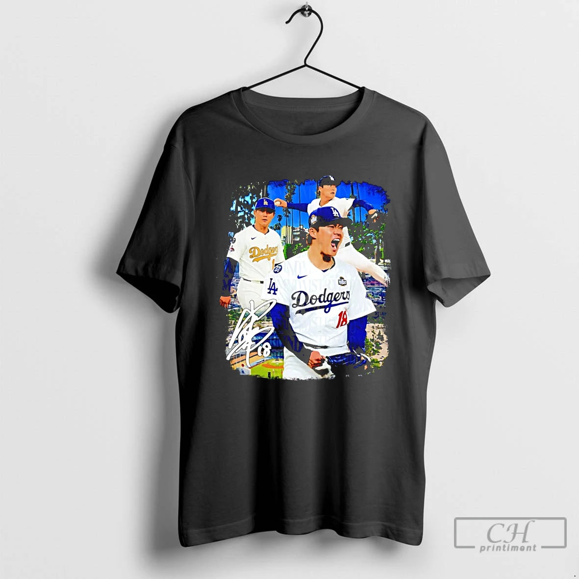 Premium Yoshinobu Yamamoto Los Angeles Dodgers Signature Player Collage 2026