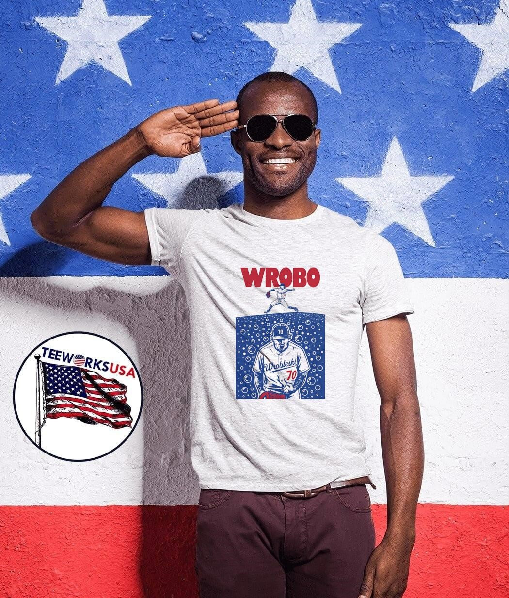 Roto Wear Players Wrobo Wrobleski 70 Pitching Baseball T-Shirt