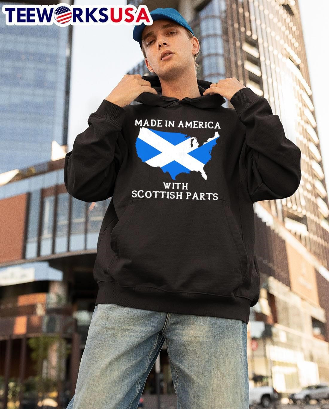 Scottish Heritage Made in America with Scottish Parts shirt