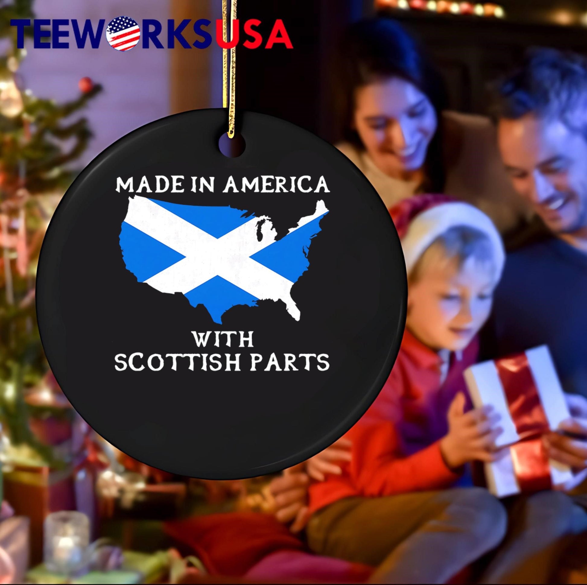 Scottish Heritage Made in America with Scottish Parts shirt