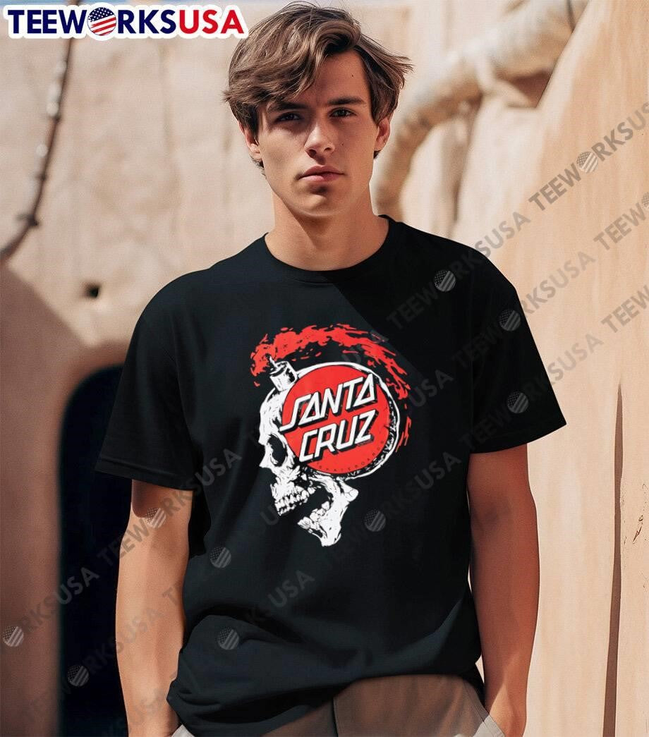 Skateboards Santa Cruz Bomb Skull T-Shirt