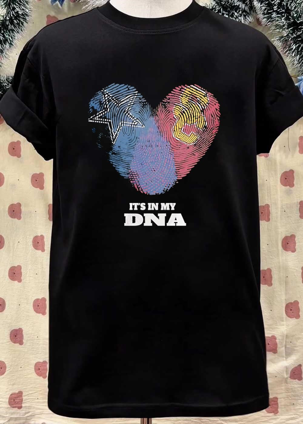 Sports Fan Apparel – Support Dallas Cowboys and USC Trojans with It Is In My DNA T-Shirt