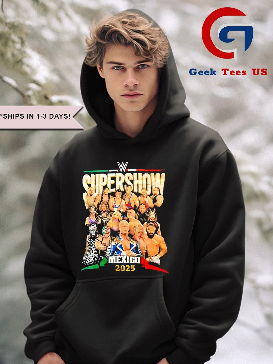 Super show México 2025 graphic shirt