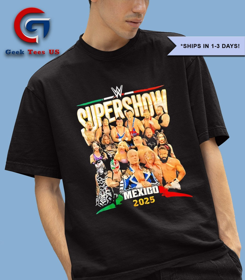 Super show México 2025 graphic shirt