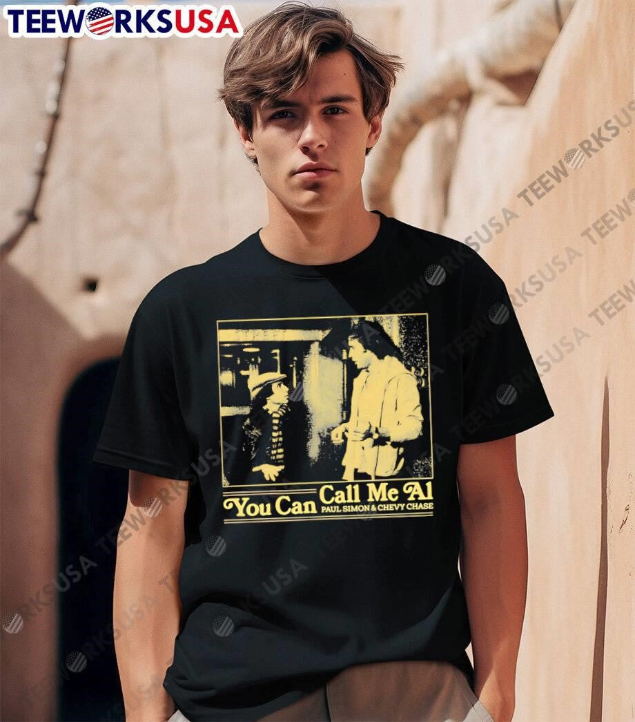 Paul Simon and Chevy Chase You Can Call Me Al T-Shirt