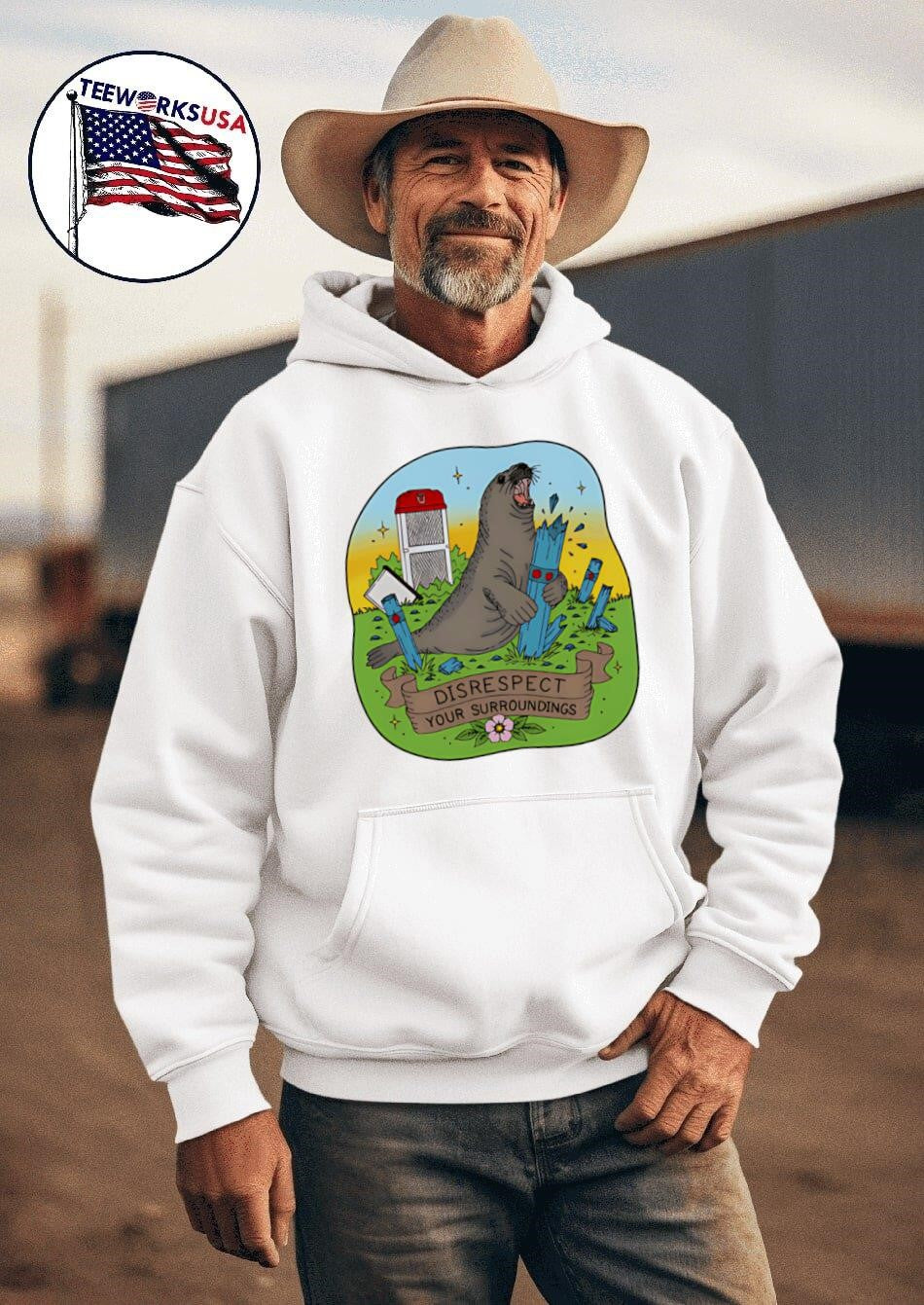 Disrespect Your Surroundings Seal Shirt
