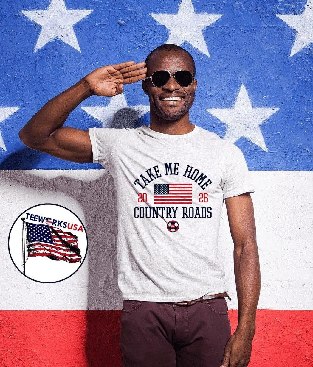 Take Me Home Country Roads 2026 USA soccer shirt
