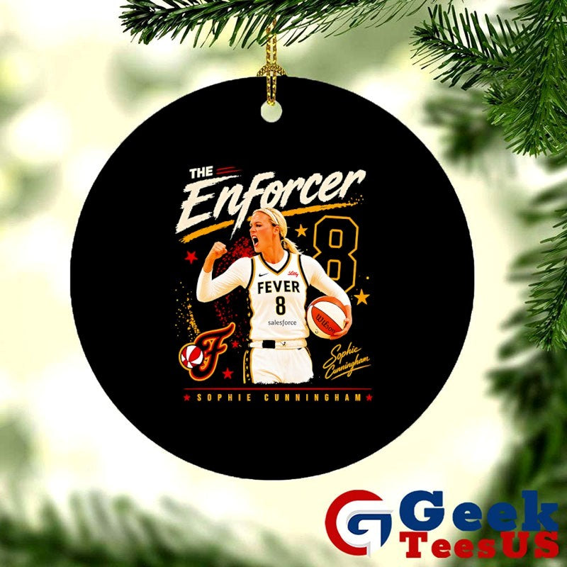 The Enforcer 8 Sophie Cunningham Indiana Fever WNBA signature T-shirt
