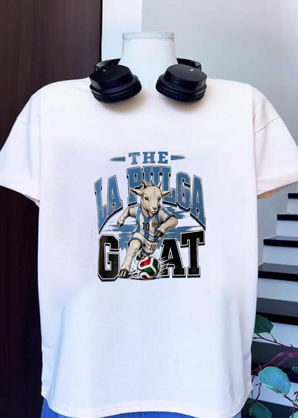 The La Pulga Goat Argentina Soccer T-Shirt