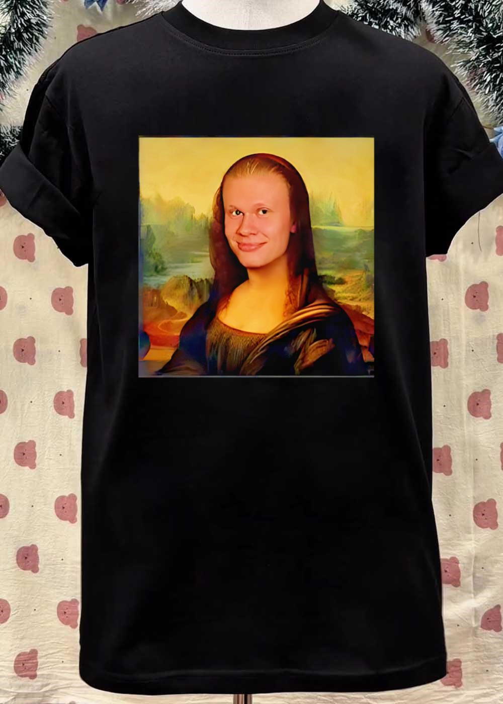 The Mona Haaland Painting Smile Erling Haaland T-Shirt