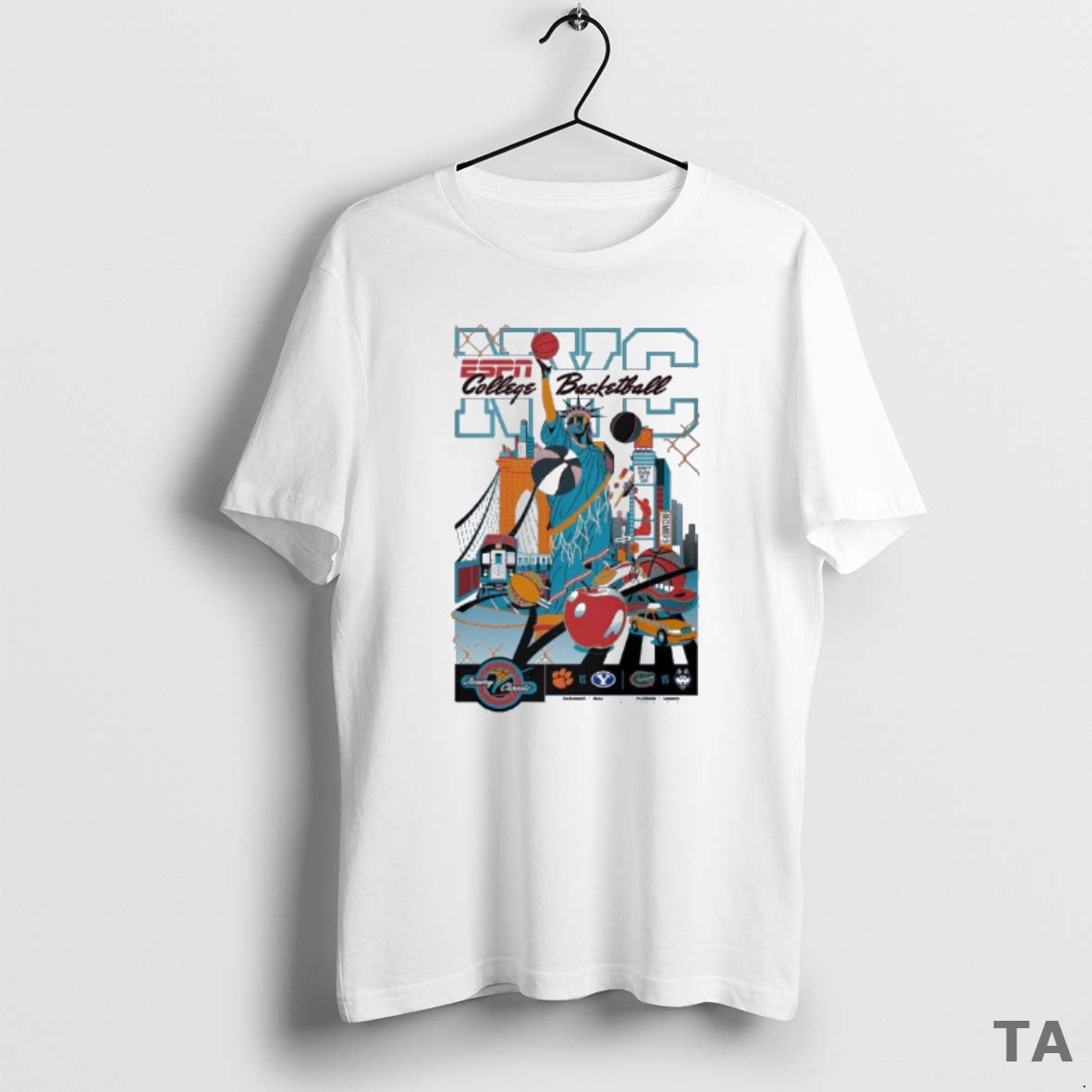 Top 2025 Jimmy V Classic 4 Team Basketball T Shirt Sweater