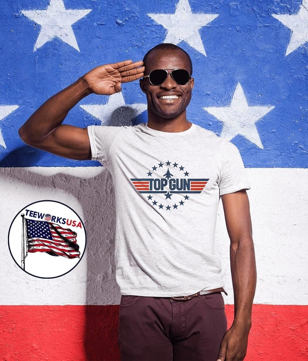 Gun Pilot Flight Badge Logo T-Shirt