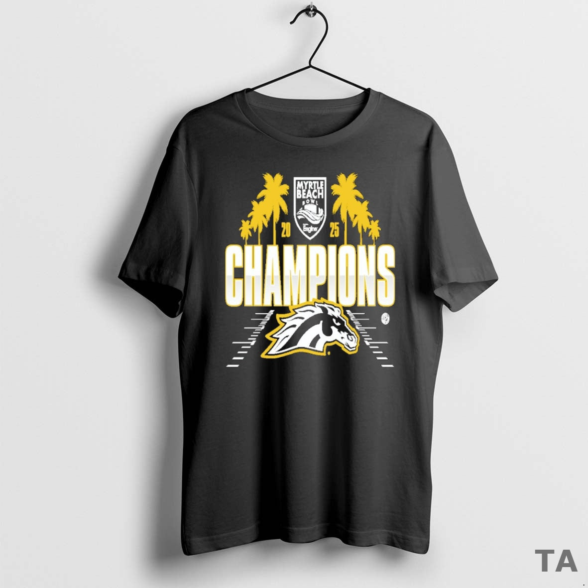Top Western Michigan Broncos Football Myrtle Beach Bowl 2025 Champions T Shirt Sweater