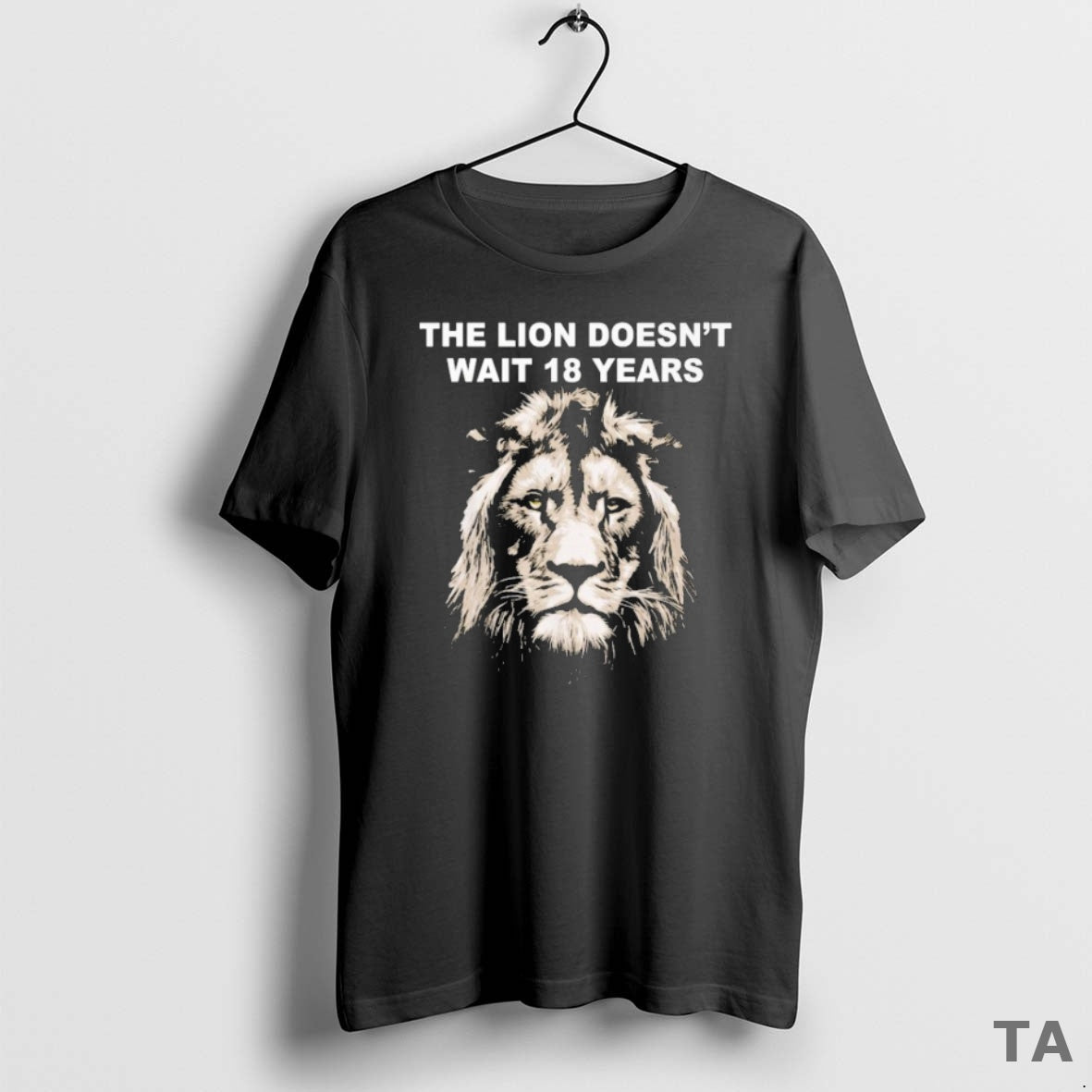 Top The Lion Doesnt Wait 18 Years Funny T Shirt Sweater