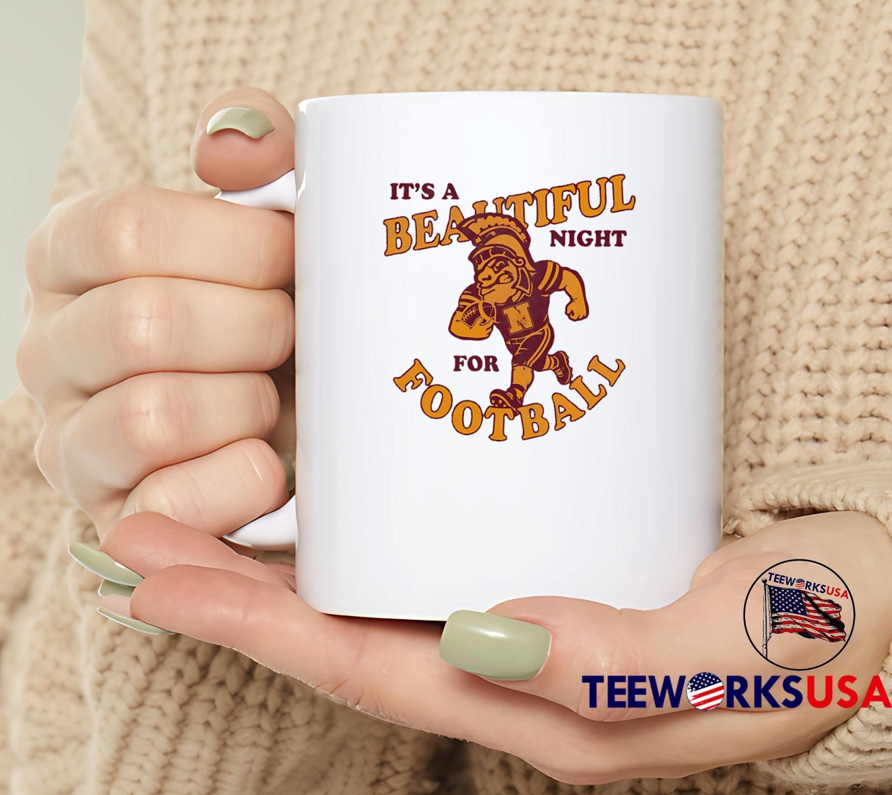 Trojan Football Player It’s a Beautiful Night for Football T-Shirt