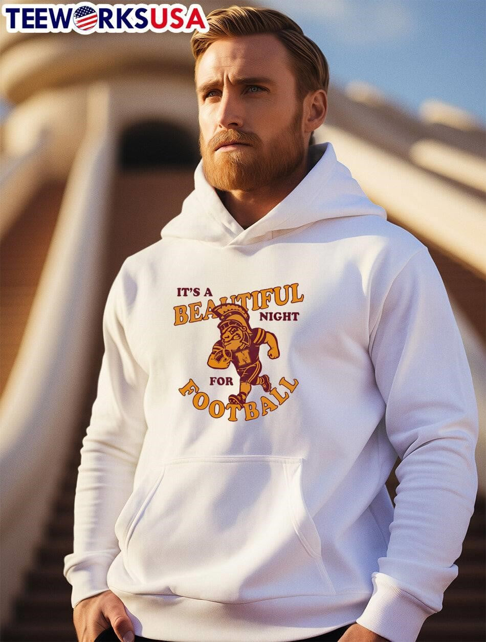 Trojan Football Player It’s a Beautiful Night for Football T-Shirt